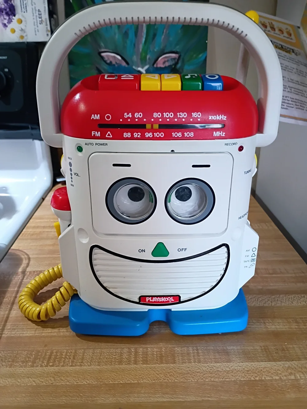 Rare Fully Working Mr. Mike Radio/Cassette Player With Microphone